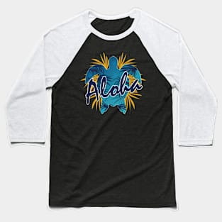 Aloha Beautiful Artwork Baseball T-Shirt